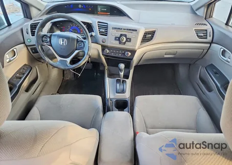 2012 Honda Civic Lx from USA, damaged, VIN 2HGFB2F5XCH596612